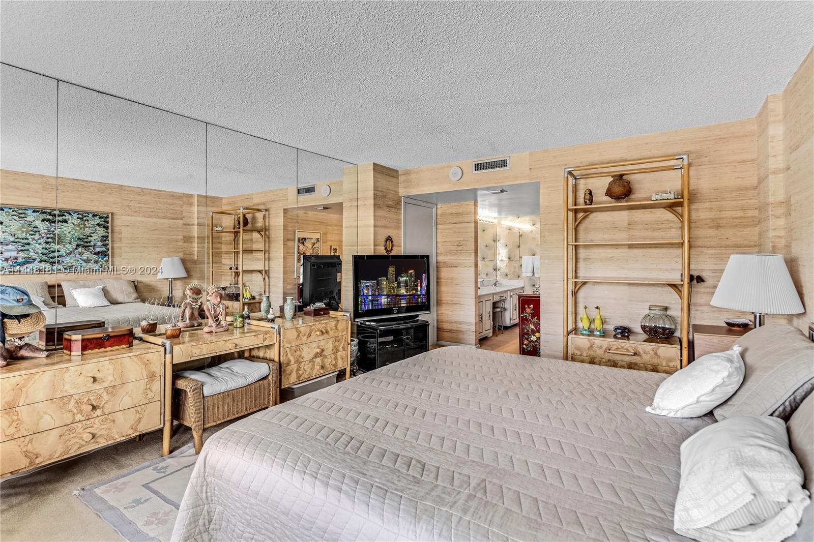 199 Ocean Ln Drive, Unit 212 Key Biscayne, FL 33149 - Photo 10 of 44 a bed room with a bed and a large window