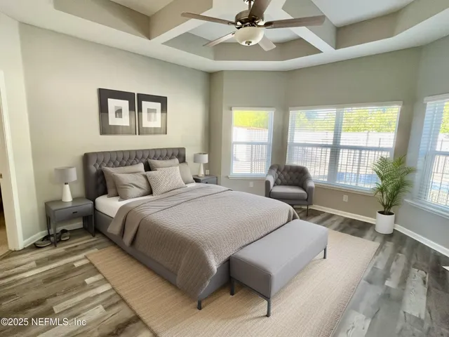 a view of a balcony with a garden