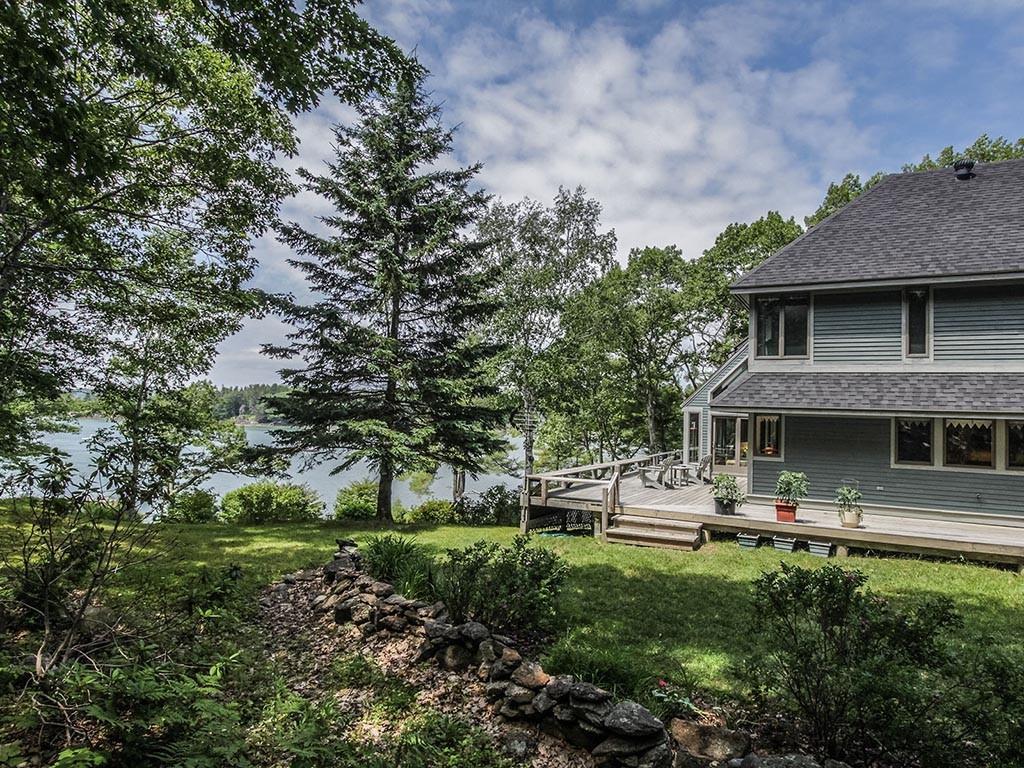 383 Harrington Road Pemaquid, ME 04558 - Photo 33 of 35 House and wraparound deck.