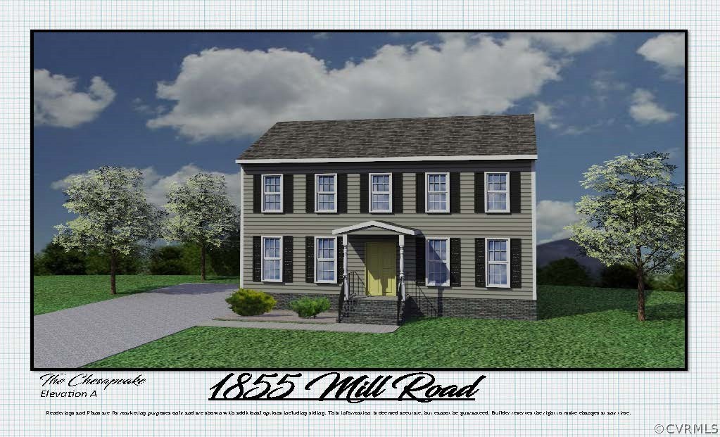 1855 Mill Road Henrico, VA 23231 - Photo 1 of 9 front view of a house with a yard