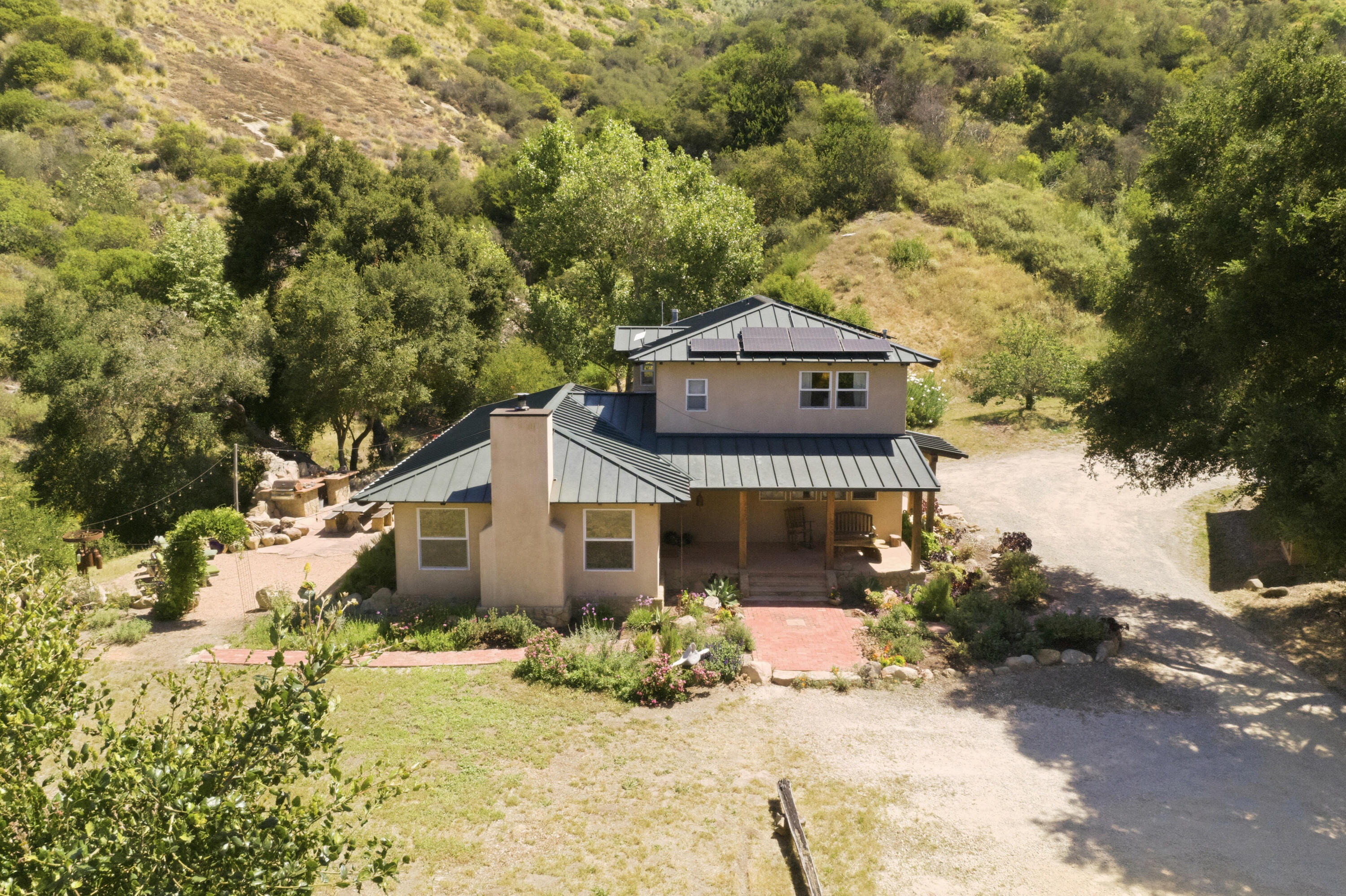1743 San Marcos Pass Road Santa Barbara, CA 93105 - Photo 56 of 56 Aerial - South Facing Ext.