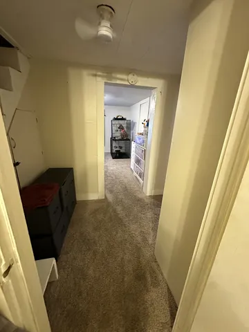 a view of a livingroom with furniture