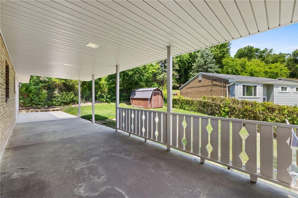 1304 Cathell Road Pittsburgh, PA 15236 - Photo 40 of 48 View of porch without staging.