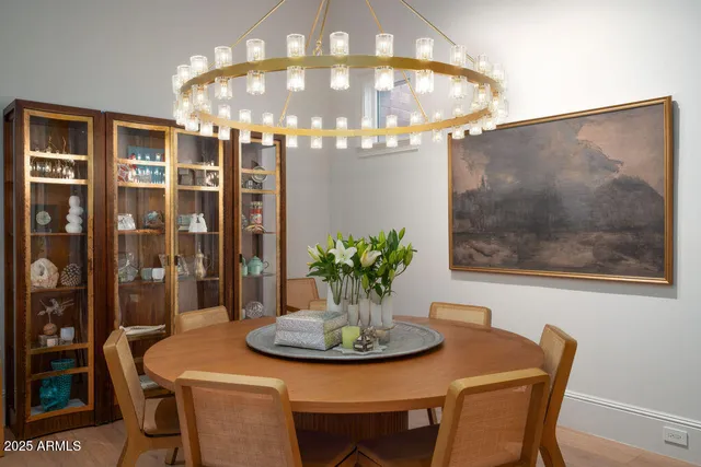a bathroom with a sink a vanity and a mirror