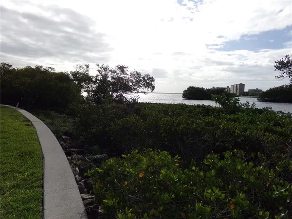 a view of a pathway both side of building