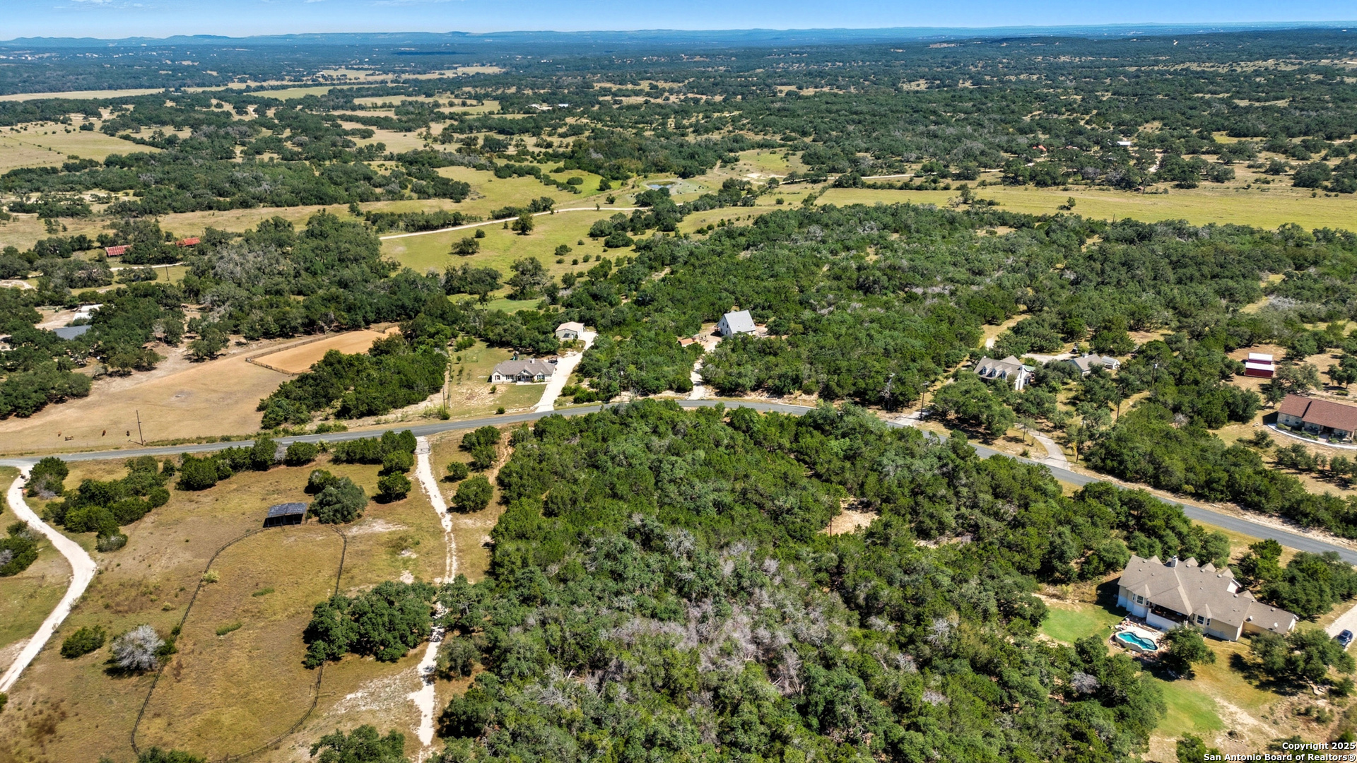 0 North Stallion Ests Drive Spring Branch, TX 78070 - Photo 9 of 17 an aerial view of residential houses with outdoor space