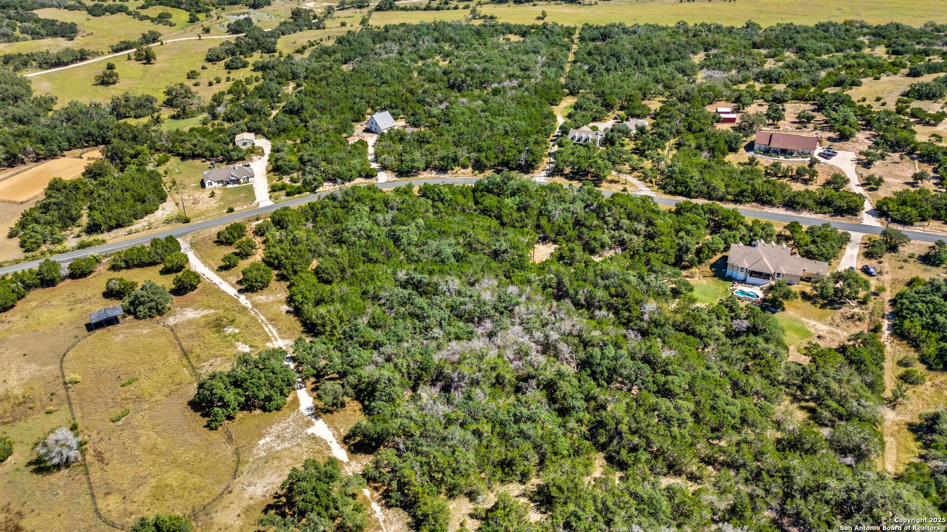 0 North Stallion Ests Drive Spring Branch, TX 78070 - Photo 10 of 17 an aerial view of a residential houses with yard