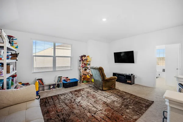 a view of kitchen with wooden floor