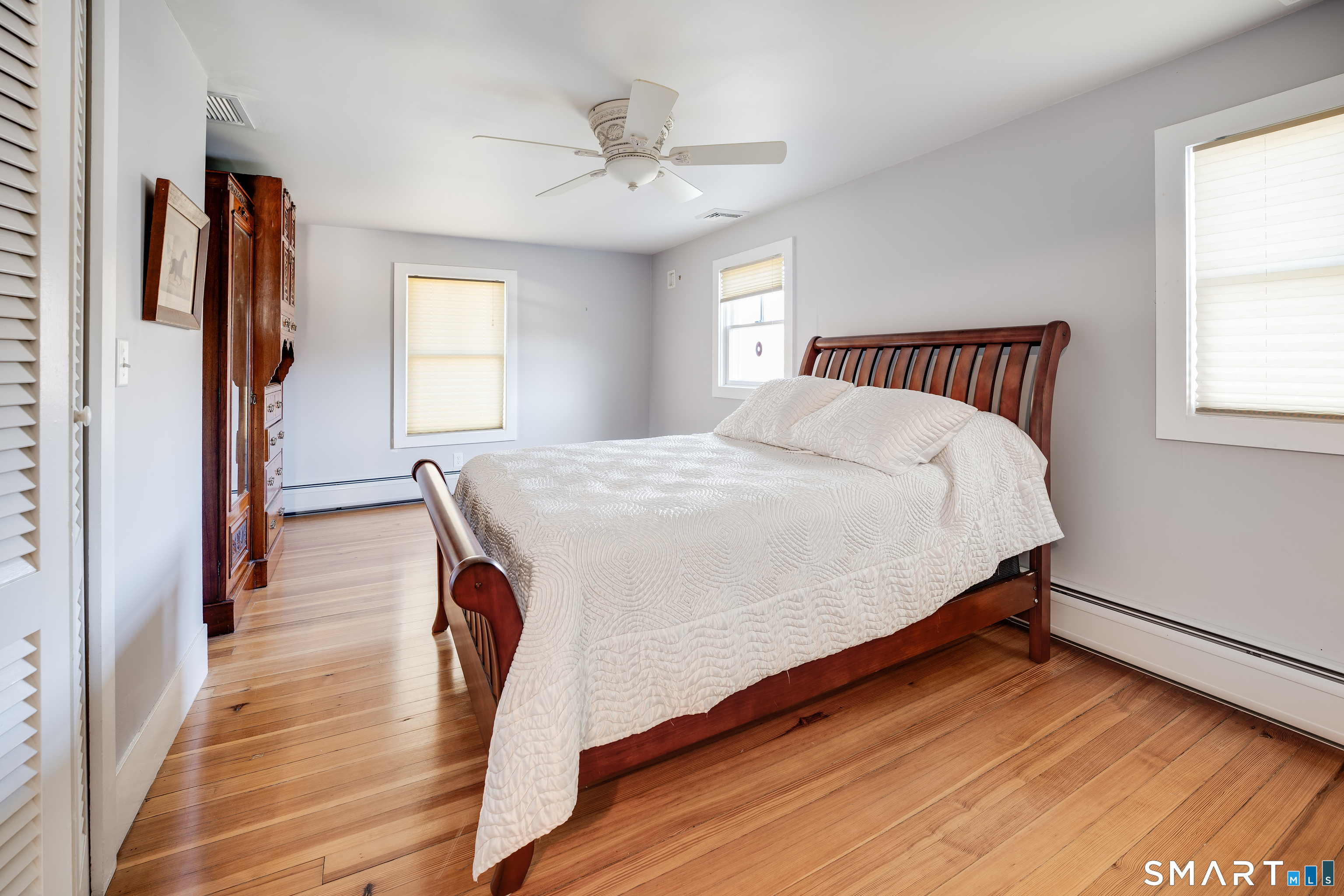 112 Schulman Veslak Road East Haddam, CT 06423 - Photo 11 of 26 a bed room with a bed and a window