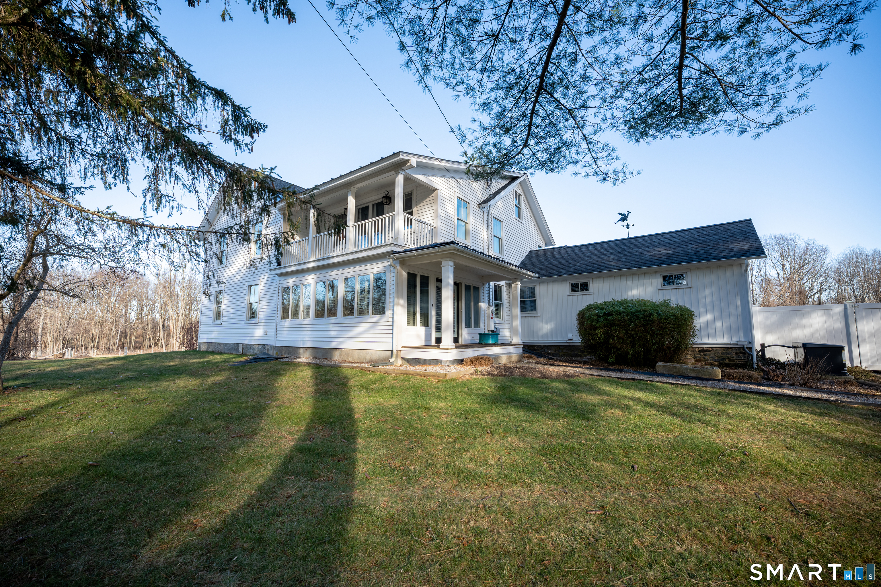 112 Schulman Veslak Road East Haddam, CT 06423 - Photo 26 of 26 a view of a house with a yard patio and fire pit