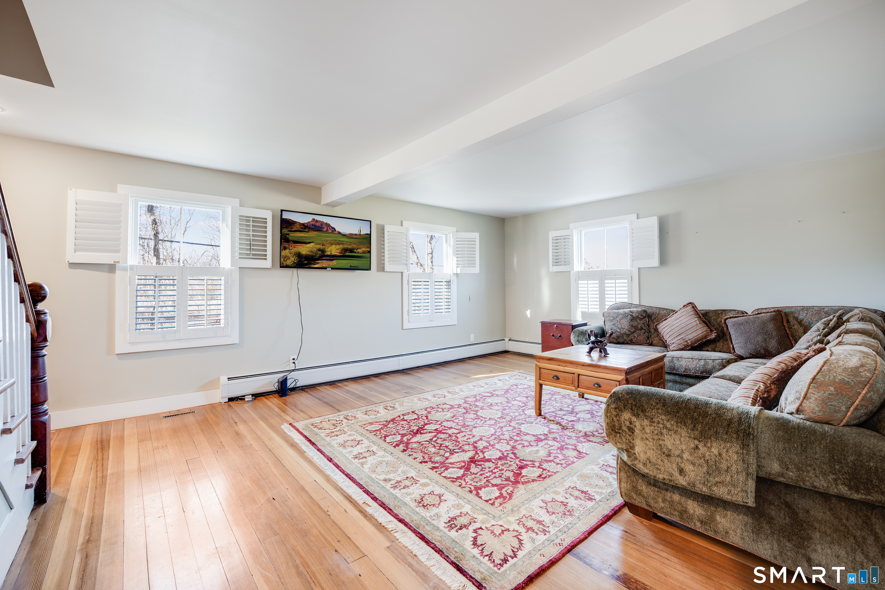 112 Schulman Veslak Road East Haddam, CT 06423 - Photo 5 of 26 a living room with furniture and a rug