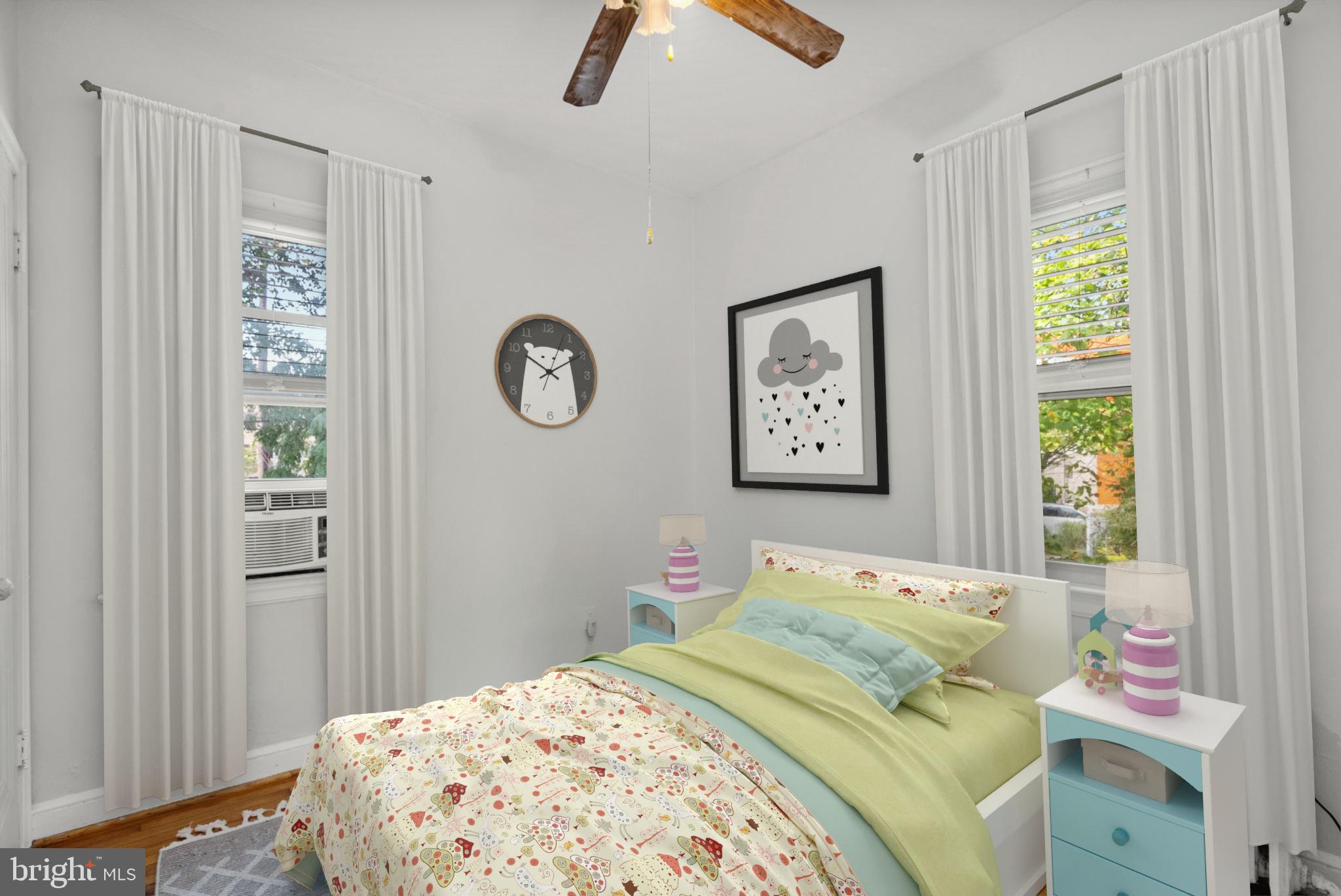 824 Philadelphia Avenue Silver Spring, MD 20910 - Photo 12 of 23 Virtual Staging: Upper Level BR2