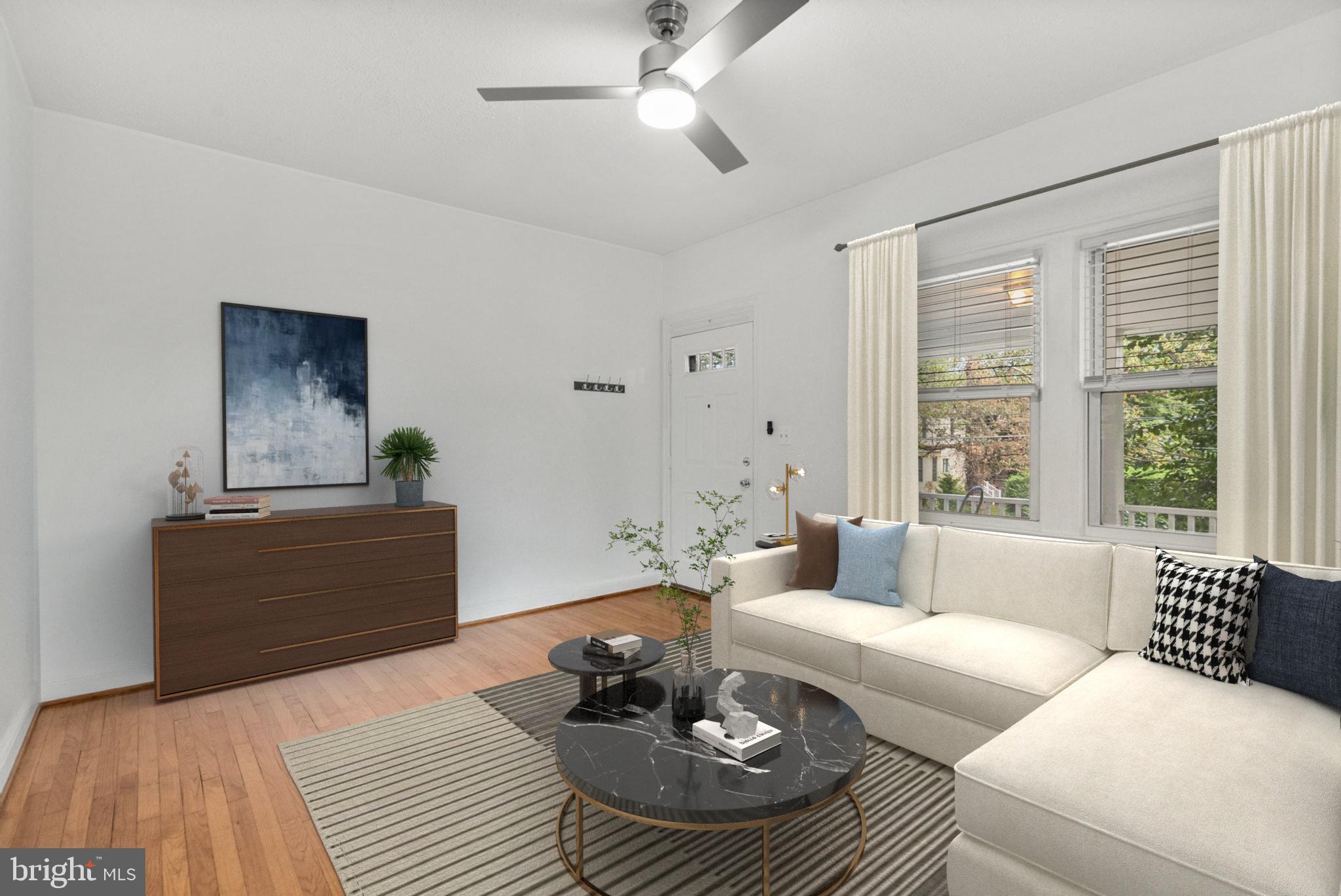 824 Philadelphia Avenue Silver Spring, MD 20910 - Photo 3 of 23 Virtual Staging: Living Room - Upper Level