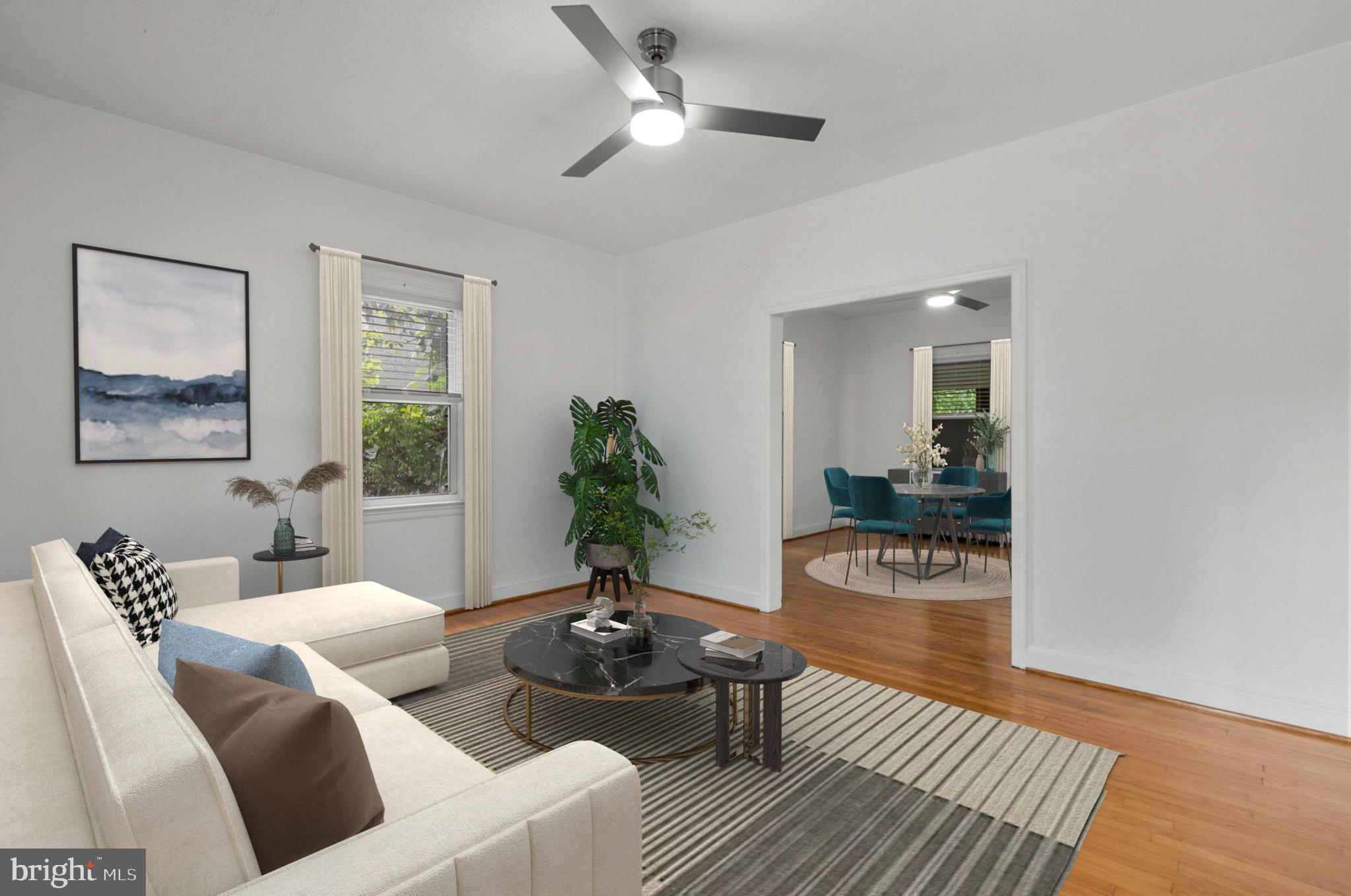 824 Philadelphia Avenue Silver Spring, MD 20910 - Photo 4 of 23 Virtual Staging: Upper Level Living Room