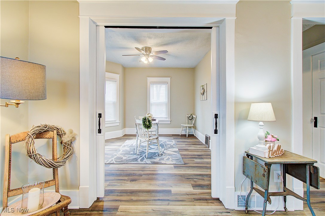 3018 2nd Street Northwest Canton, OH 44708 - Photo 12 of 42 Entering the dining room through the open pocket doors.