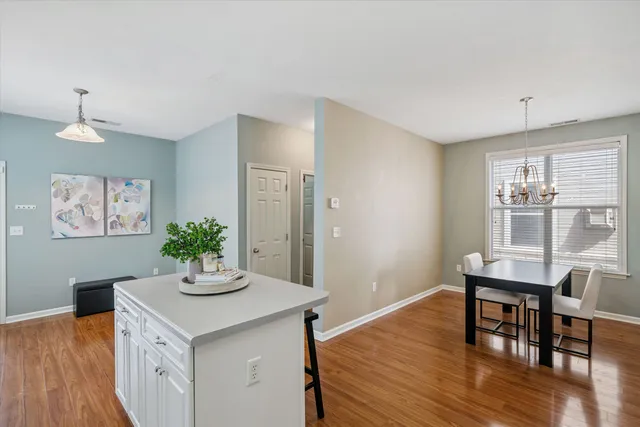 a view of kitchen with table and chair