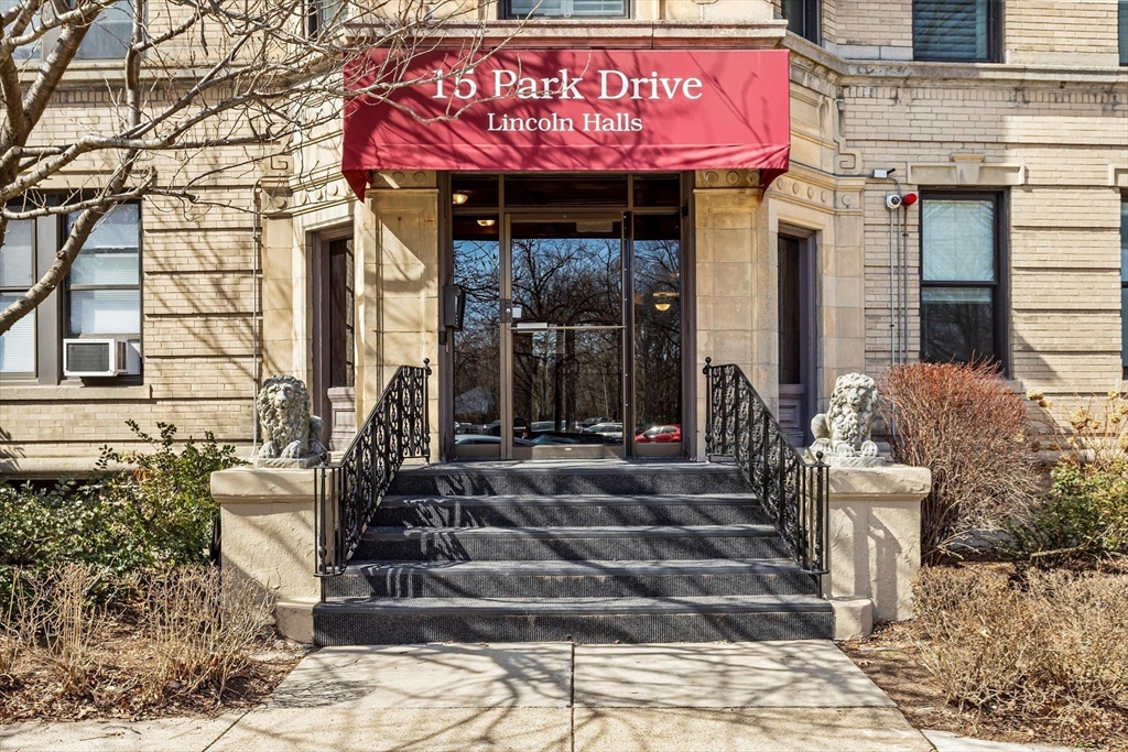 15 Park Drive, Unit 35 Boston, MA 02215 - Photo 8 of 9 a front view of a house with entryway