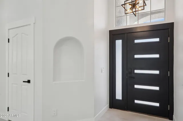 a view of front door