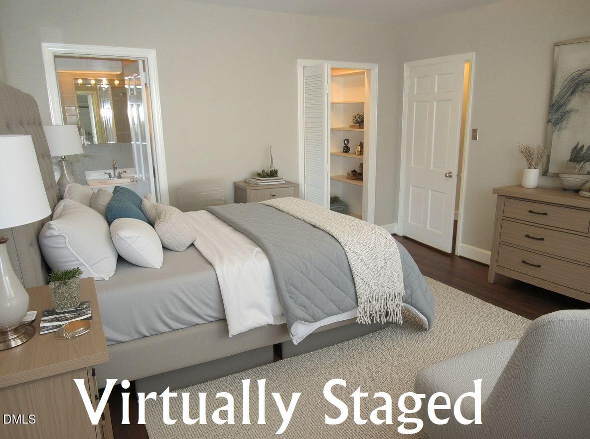 600 North 18th Street Butner, NC 27509 - Photo 19 of 56 Virtually staged Master bedroom