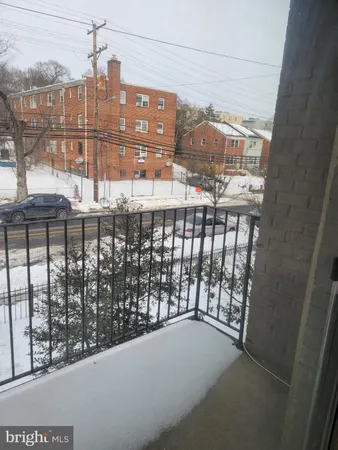 a view of balcony with city view