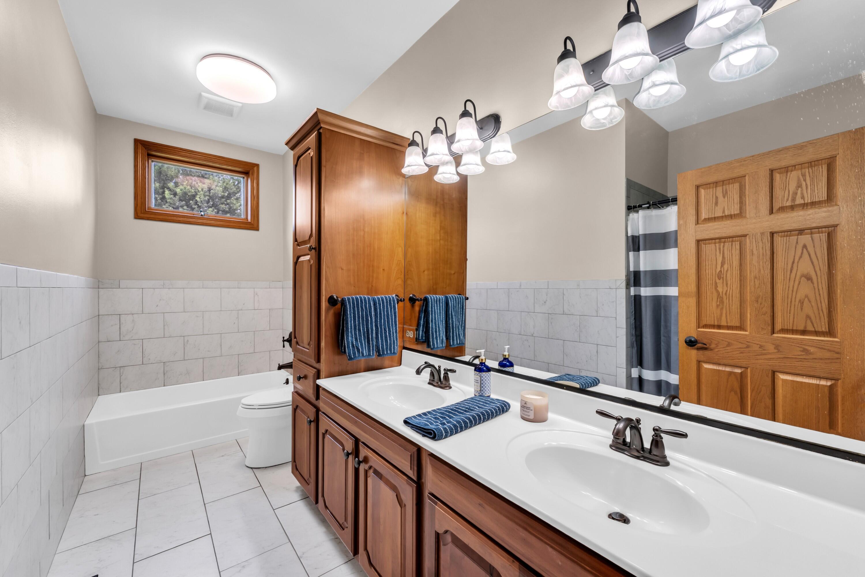 5046 Briar Ridge Court Lyons, WI 53105 - Photo 9 of 51 Full bath with walk-in shower