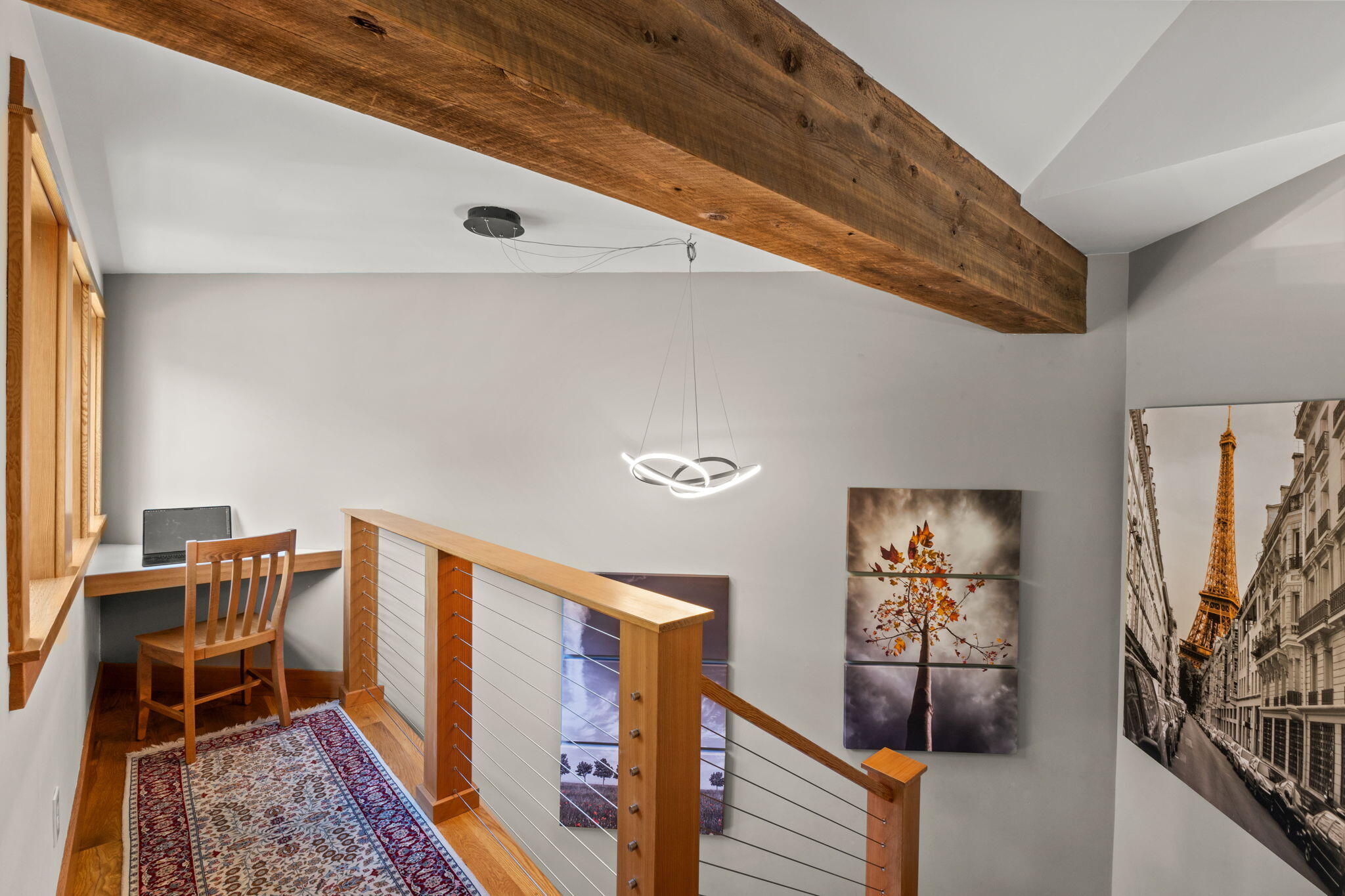 171 Bordeaux Street, Unit 2 Ketchum, ID 83340 - Photo 15 of 26 Stairwell with new custom railing