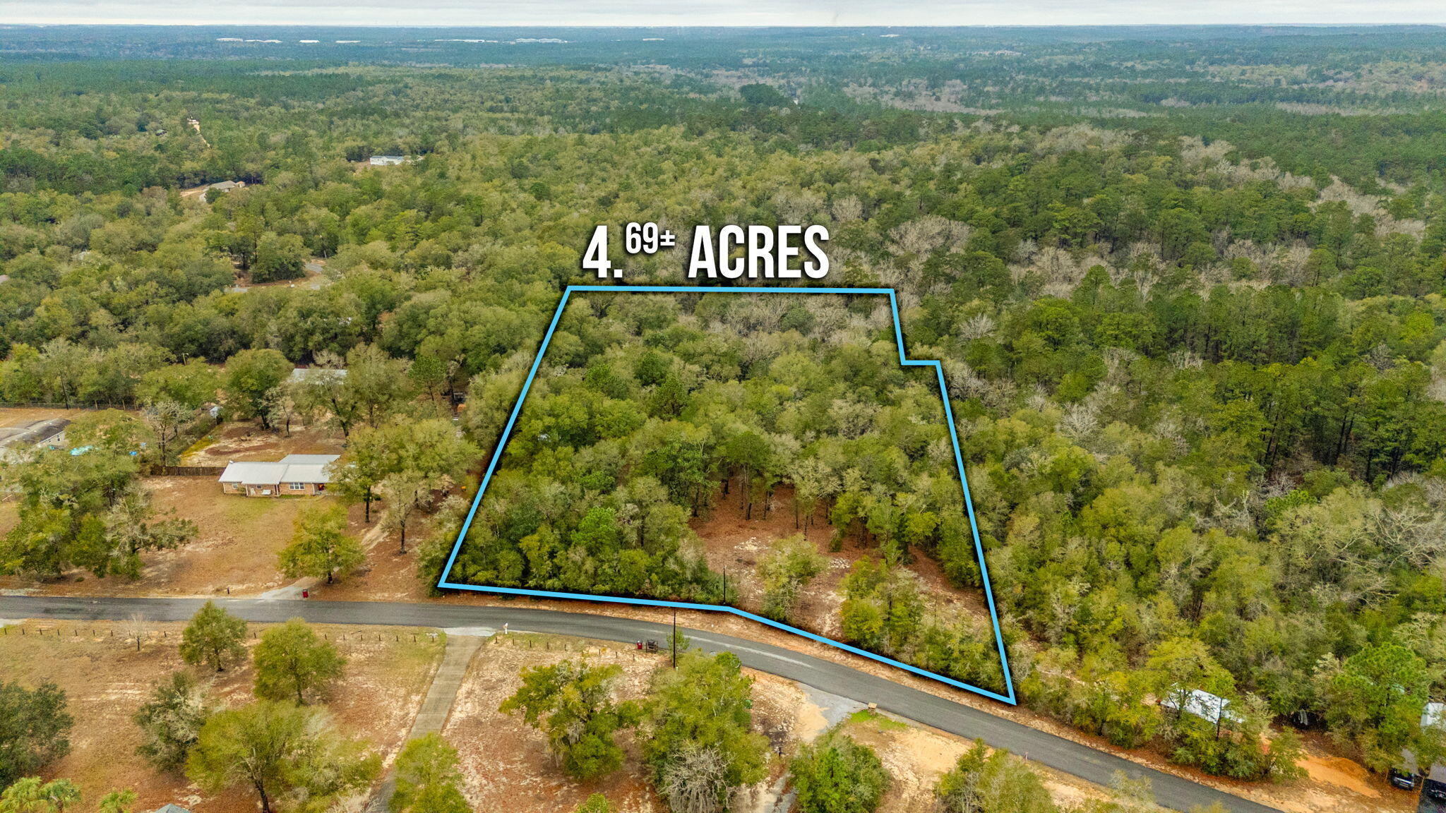 4.69 Acres Jv Woolley Road Crestview, FL 32539 - Photo 13 of 13 Approximate parcel lines