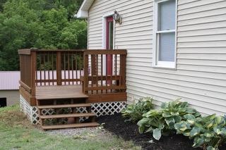 2575 Split Rail Road Shawsville, VA 24162 - Photo 17 of 25 a view of a wooden bench with a bench