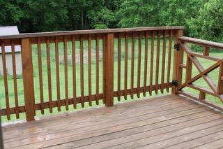 2575 Split Rail Road Shawsville, VA 24162 - Photo 18 of 25 a view of a small wooden deck