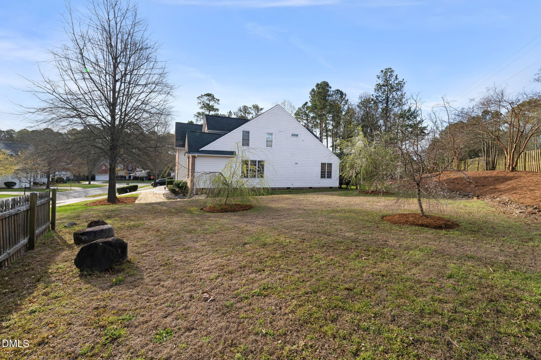 707 Martry Road Durham, NC 27713 - Photo 51 of 61 a backyard of a house with table and chairs