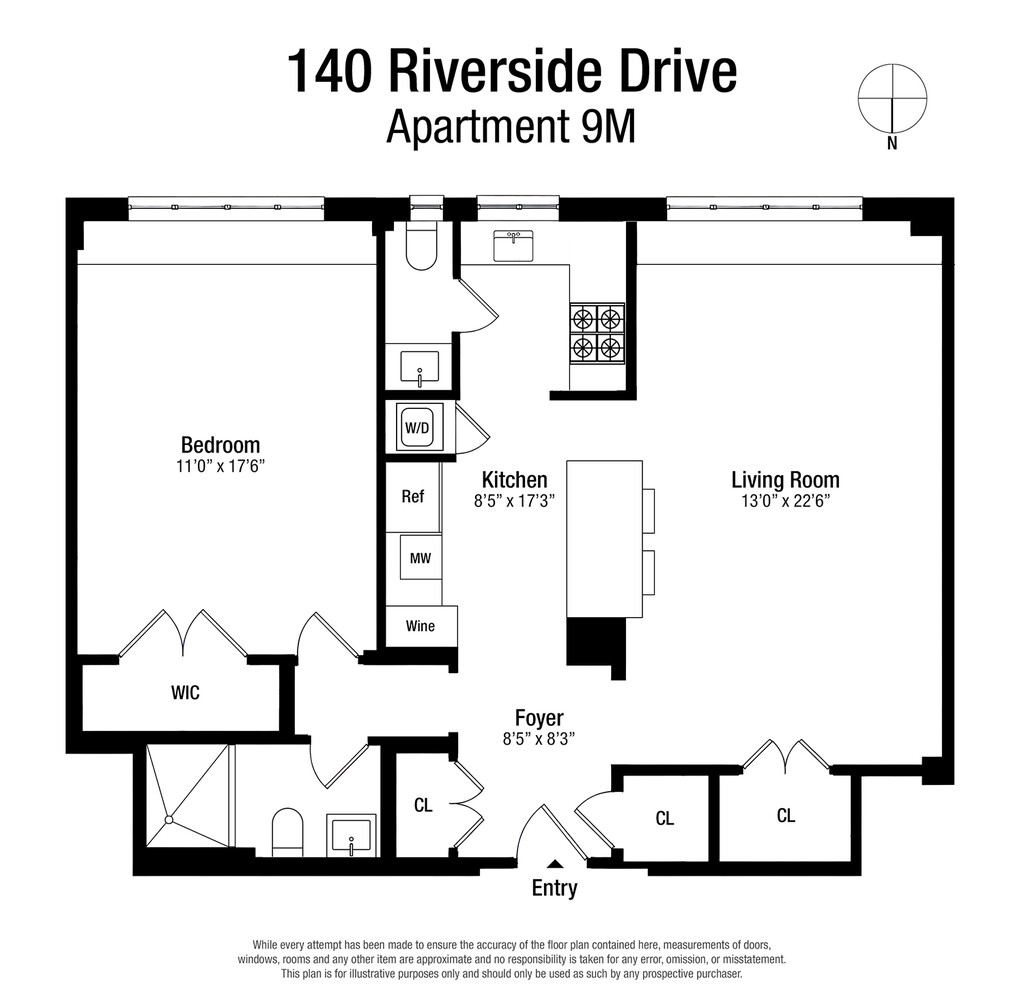 140 Riverside Drive, Unit 9M Manhattan, NY 10024 - Photo 10 of 10