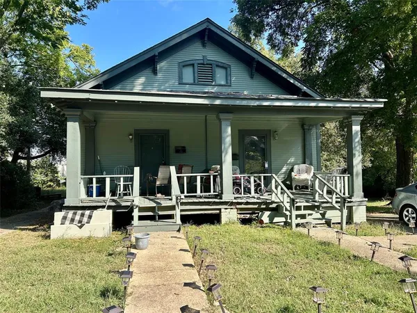 front view of house with a patio