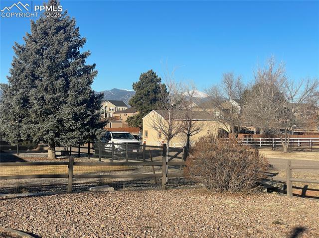 35 Diamond E Road Fountain, CO 80817 - Photo 19 of 27 View of the half acres lot that is fenced