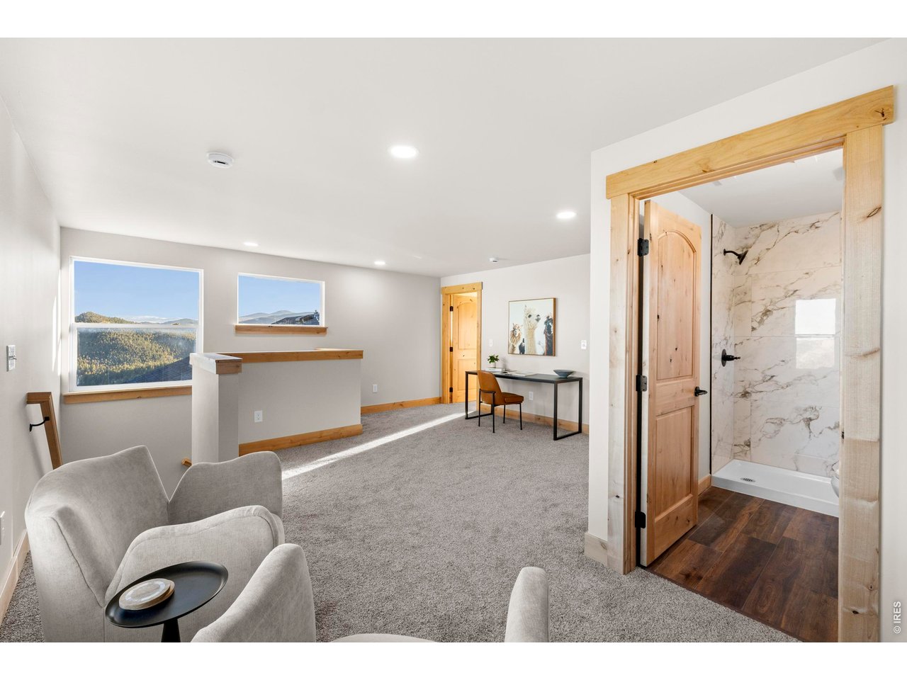 1074 Caddo Road Red Feather Lakes, CO 80545 - Photo 19 of 34 Second Level Family Room/Loft