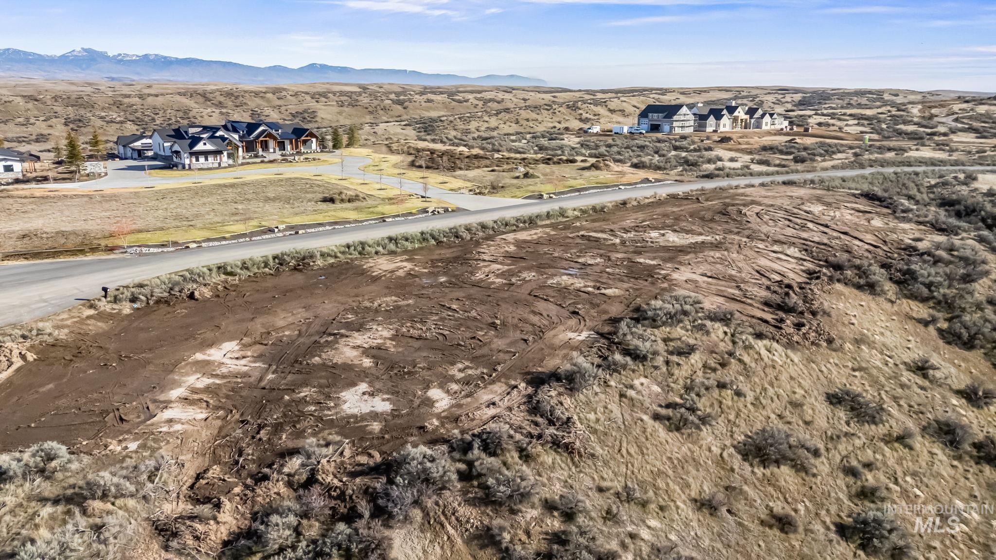 9799 North Springer Lane Eagle, ID 83616 - Photo 13 of 15 Aerial view of mountains
