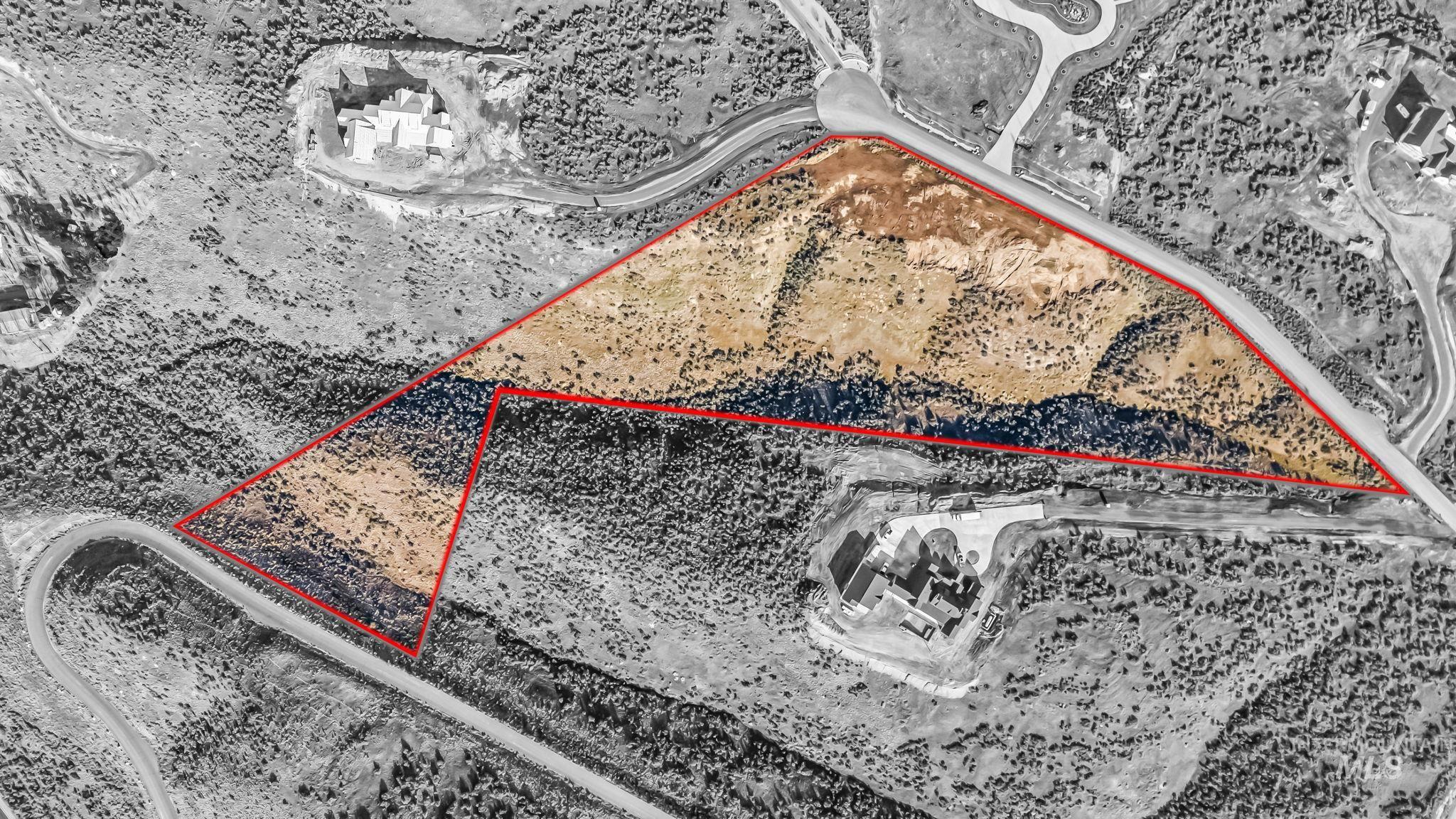 9799 North Springer Lane Eagle, ID 83616 - Photo 8 of 15 Map / location with property boundaries highlighted