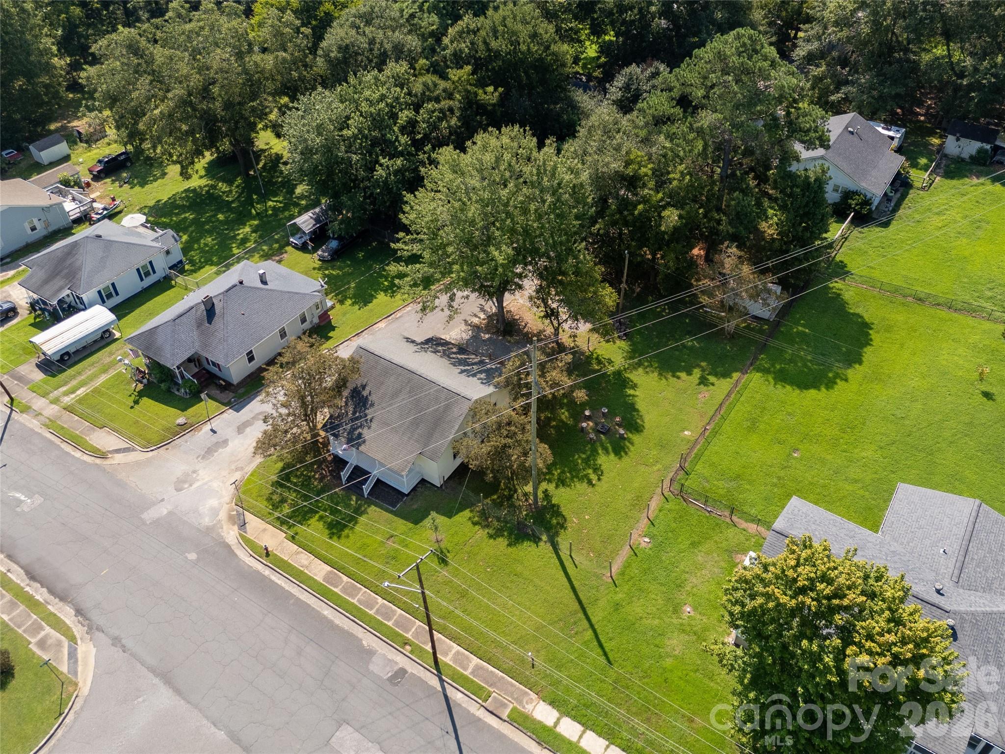 206 McConnell Street Clover, SC 29710 - Photo 24 of 31 an aerial view of a residential houses with outdoor space