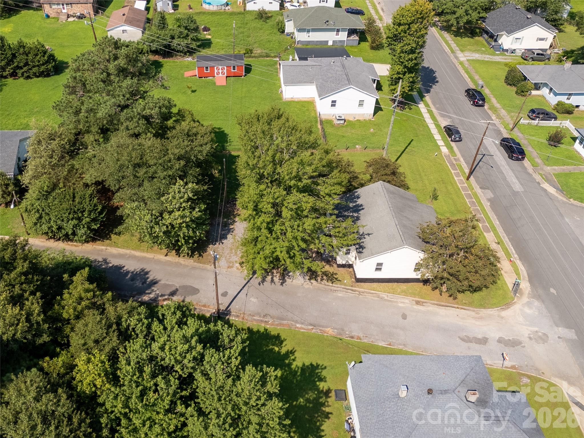 206 McConnell Street Clover, SC 29710 - Photo 29 of 31 an aerial view of residential houses with outdoor space