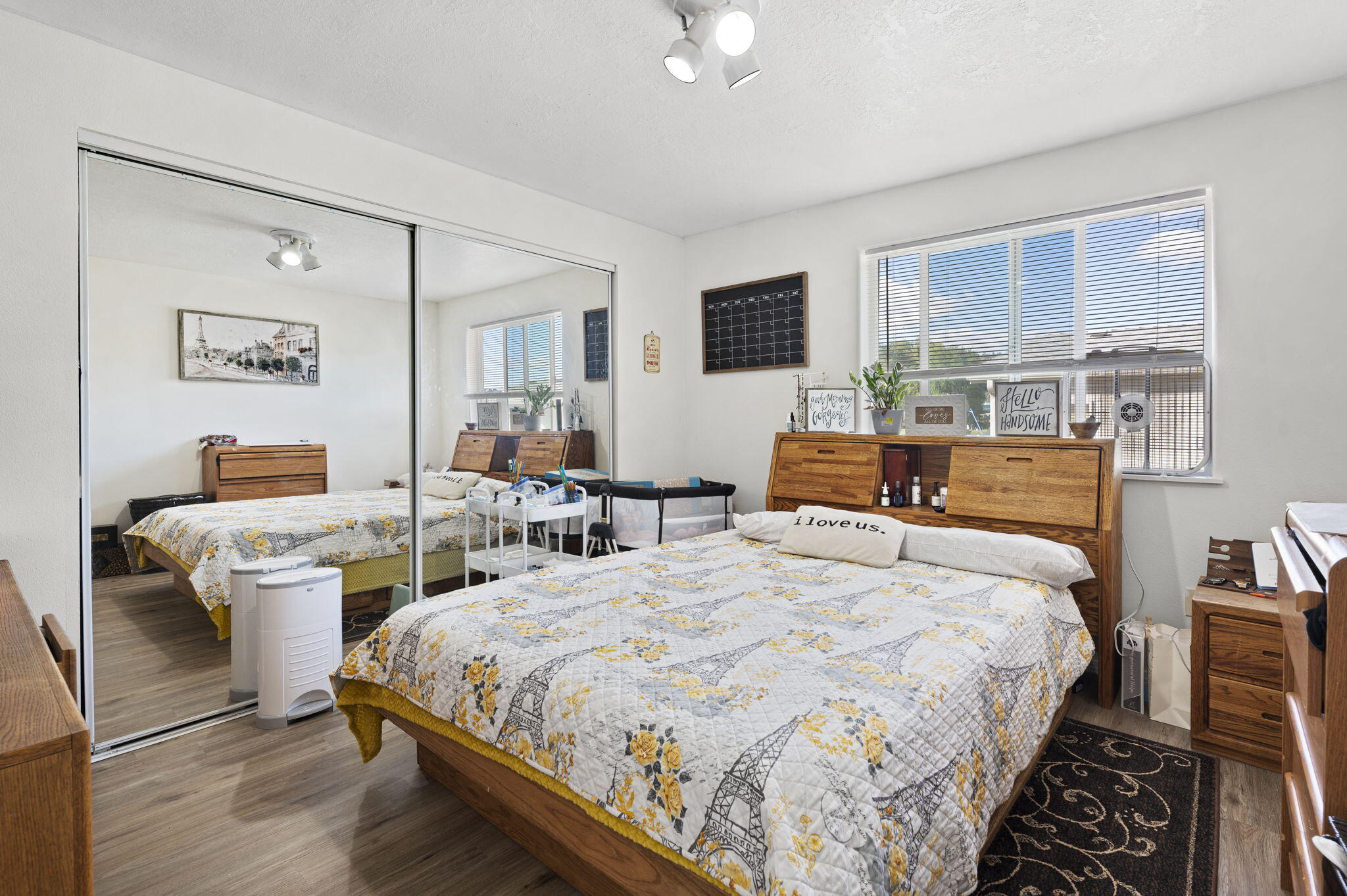 937 Northwest Cains Road, Unit A Prineville, OR 97754 - Photo 17 of 24 a bed room with a bed and a table