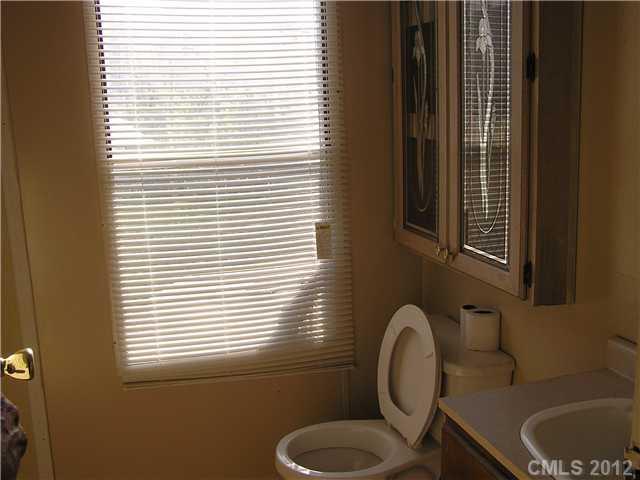 294 Russell Road Polkton, NC 28135 - Photo 7 of 16 a bathroom with a toilet a sink and mirror