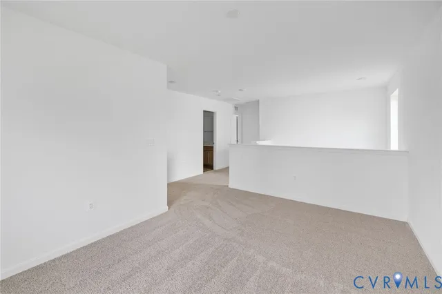 a view of an empty room