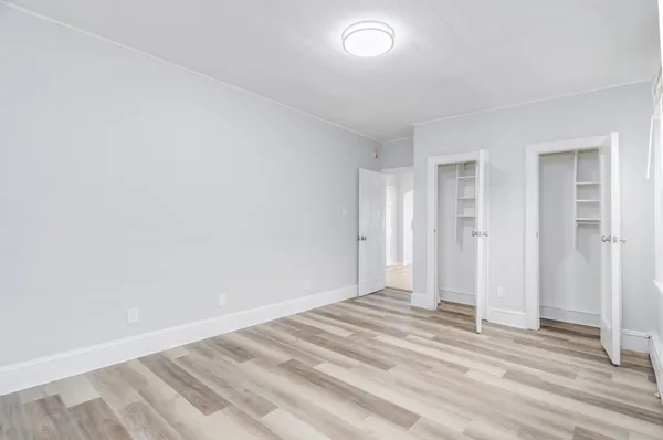 wooden floor in a room