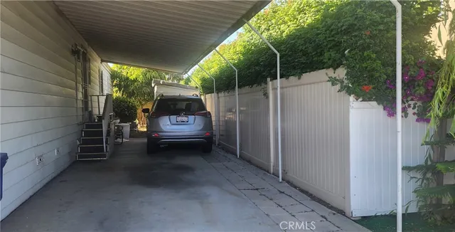 a backyard of a house