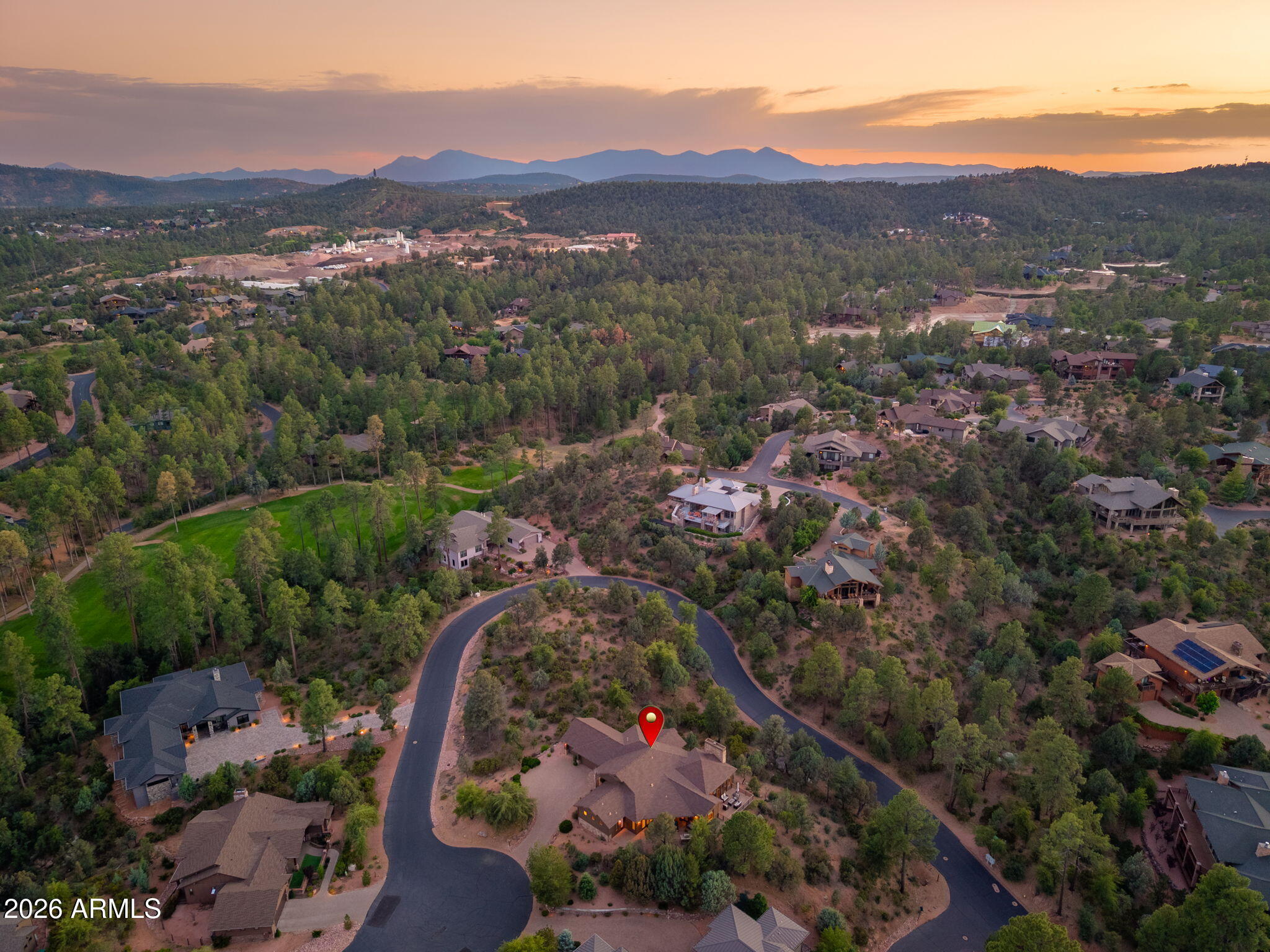 2208 East Filaree Circle Payson, AZ 85541 - Photo 57 of 60 an aerial view of a house with a street