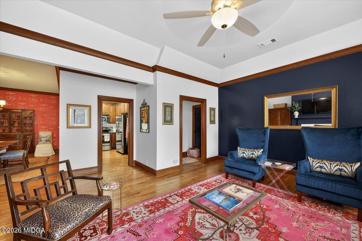 175 Corbin Avenue Macon, GA 31204 - Photo 5 of 21 a living room with furniture and wooden floor