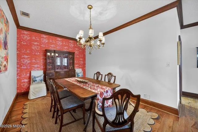 a kitchen view with living room