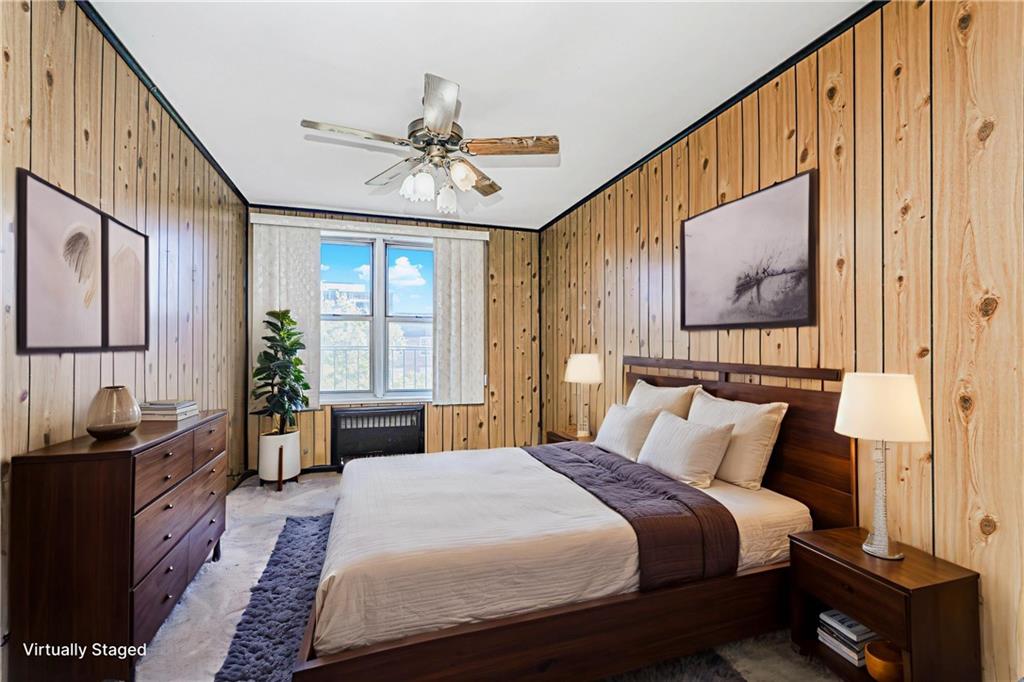 2514 East 7th Street, Unit 6J Brooklyn, NY 11235 - Photo 9 of 17 a bedroom with a large bed and a window