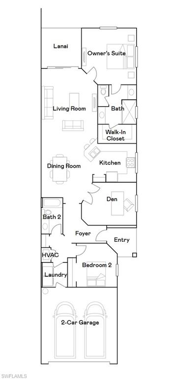 9092 Leatherwood Loop Lehigh Acres, FL 33936 - Photo 41 of 41 View of property floor plan