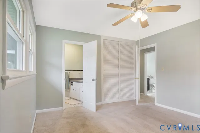 a view of an empty room