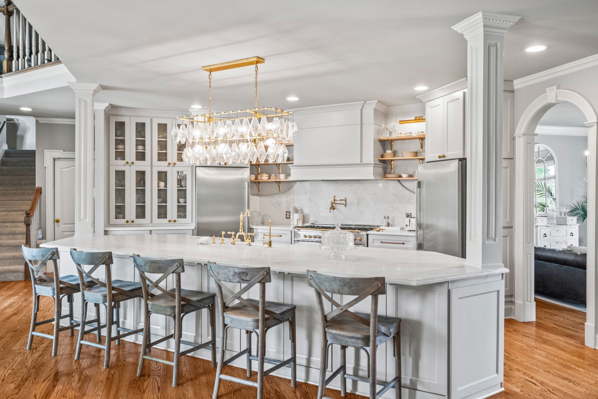 104 Riva Ridge Hendersonville, TN 37075 - Photo 12 of 66 a view of a dining room with furniture and wooden floor